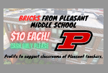 Pleasant Middle School Bricks